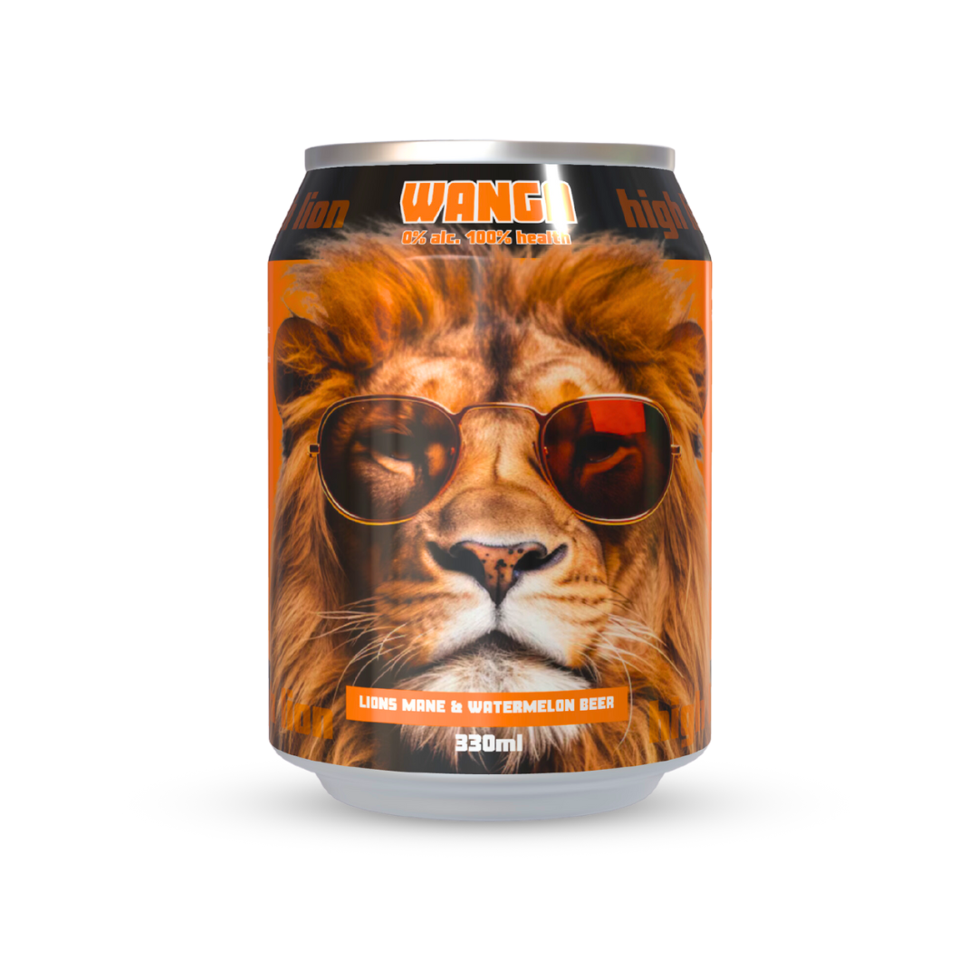 High Lion - Lions Mane & Watermelon Selzer Beer